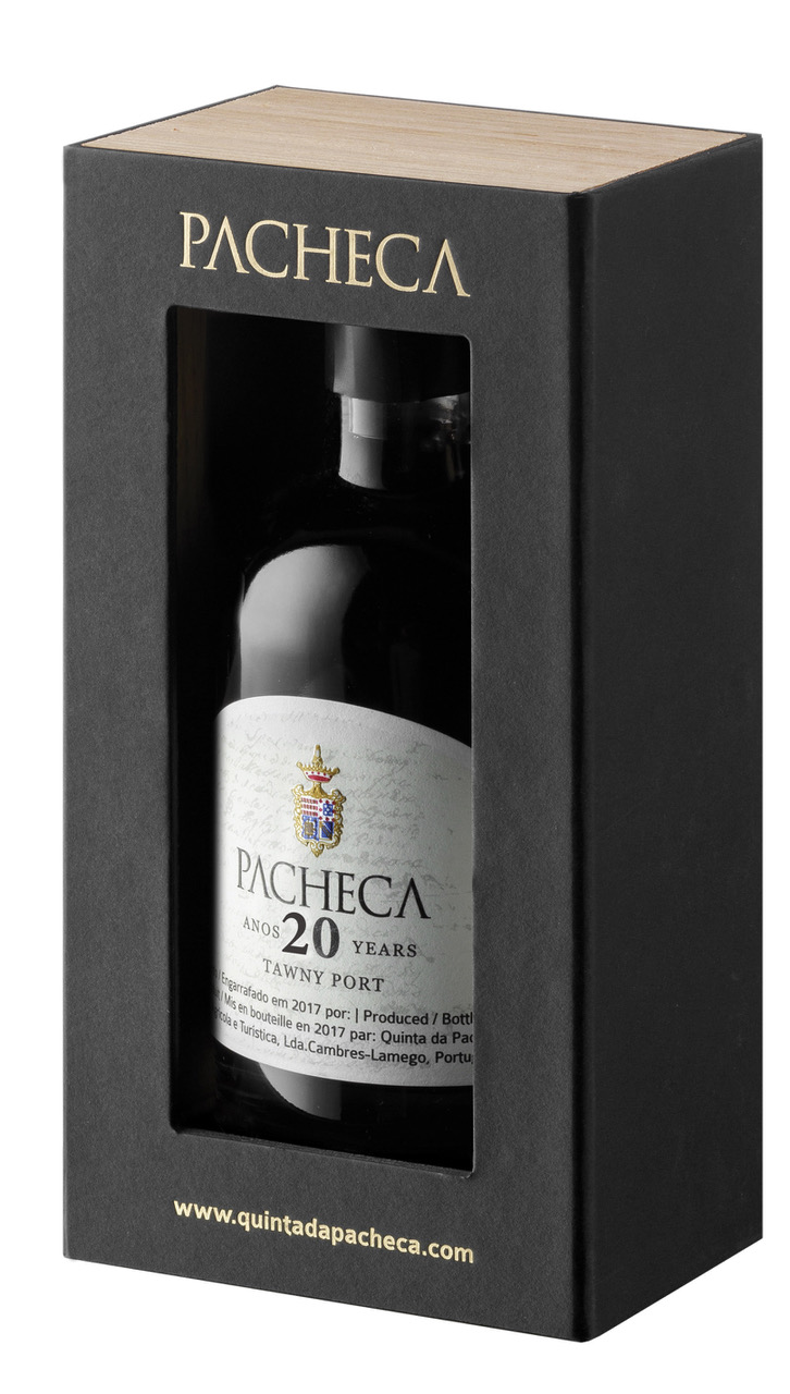 Pacheca 20 Anos Tawny Port (0,2 Liter) im Wooden Case